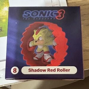 McDonald's Sonic 3 Shadow Red Roller Action Figure